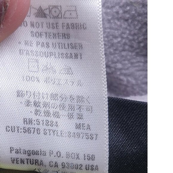 Patagonia Jacket Women M Green Figure 4 Camping Hiking Windbreaker Gorpcore - Picture 10 of 11